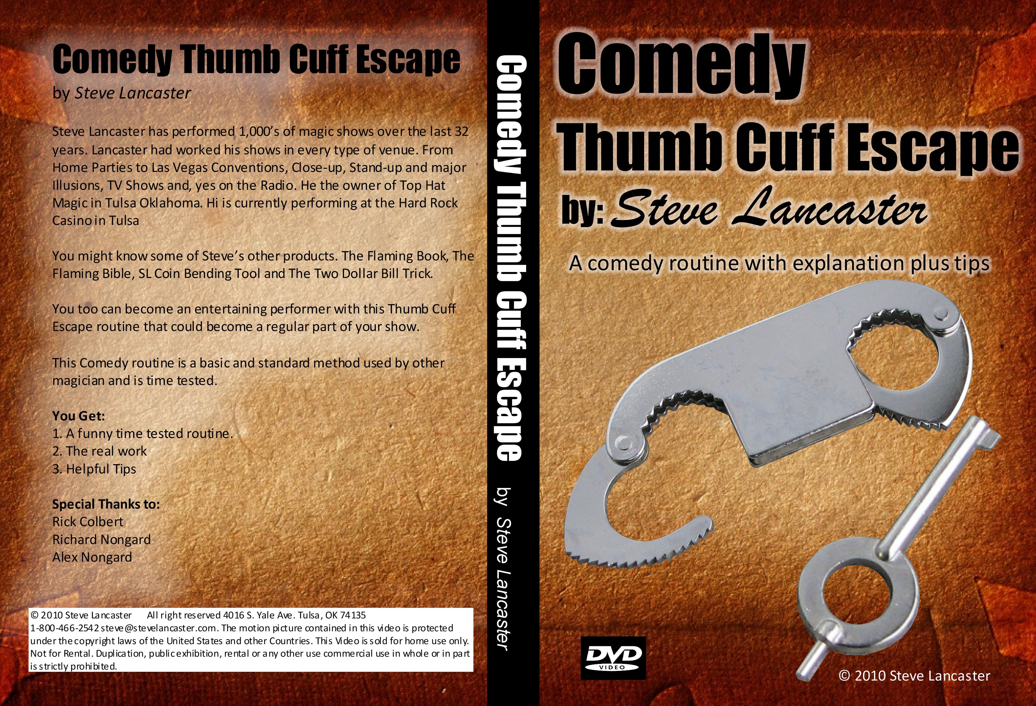 Comedy Thumb Cuff Escape DVD