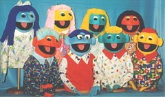 Colorful Popular Regular People Puppets