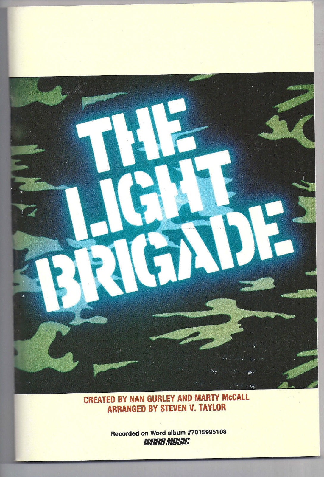 Light Brigade choral music book