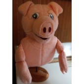 Pink Pig Puppet Used