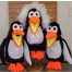Blacklight Penguin Trio Puppet Set
