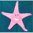 Blacklight Pink Starfish Puppet