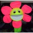 Blacklight Pink Flower Puppet 