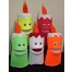 Blacklight Christmas Candle Puppet