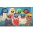 Colorful Popular Regular People Puppets
