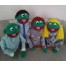 Green Family Puppet Set