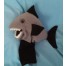 little shark puppet side