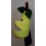 Pear fruit puppet side view 