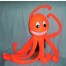 Orange Squid Puppet 
