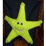 Blacklight yellow starfish puppet 